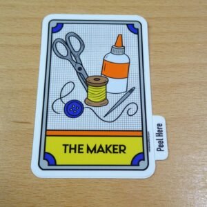 The Maker Vinyl Sticker