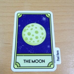 The Moon Vinyl Sticker