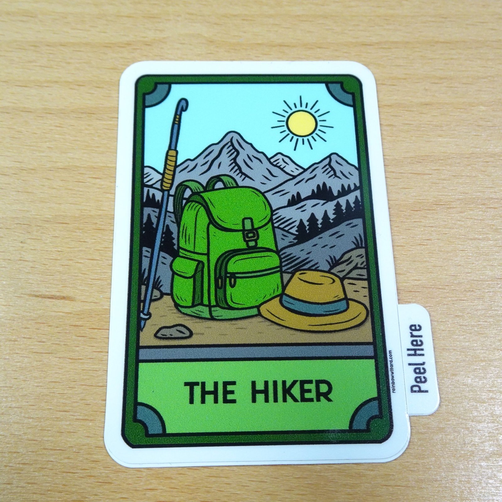 The Hiker Vinyl Sticker