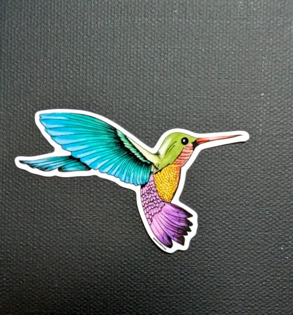Hummingbird Vinyl Sticker
