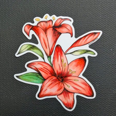 Tiger Lily Vinyl Sticker
