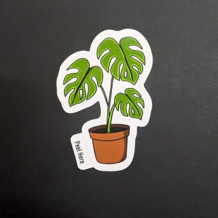 Monstera Plant Vinyl Sticker