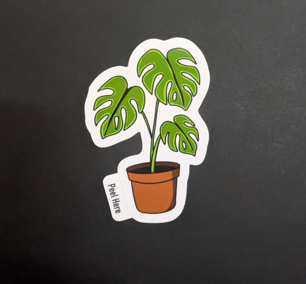 Monstera Plant Vinyl Sticker