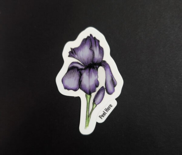 Iris Vinyl Sticker