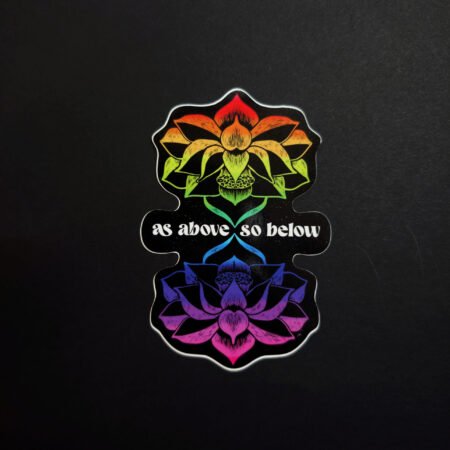 As Above So Below Vinyl Sticker