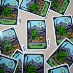 The Hiker Vinyl Sticker