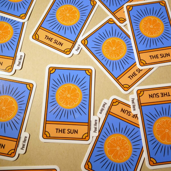 The Sun Vinyl Sticker - Image 2