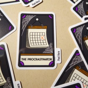 The Procrastinator Vinyl Sticker