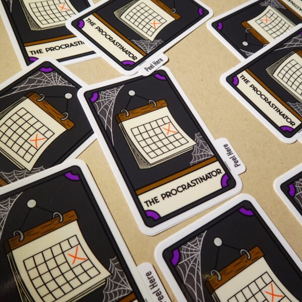 The Procrastinator Vinyl Sticker - Image 2