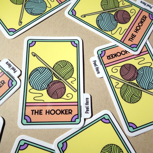 The Hooker Vinyl Sticker - Image 3