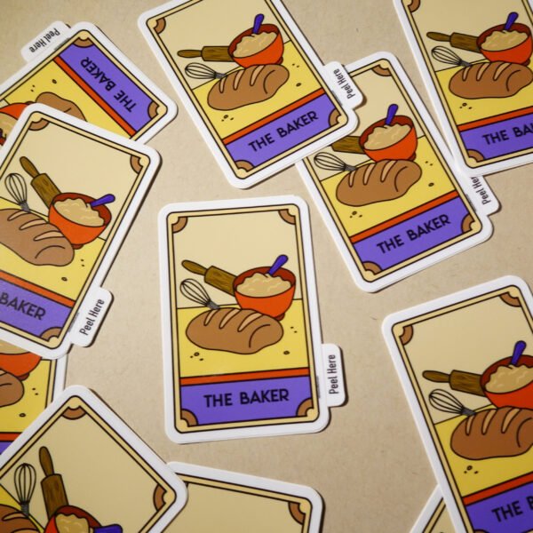 The Baker Vinyl Sticker - Image 2