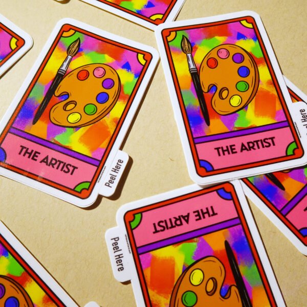 The Artist Vinyl Sticker - Image 3