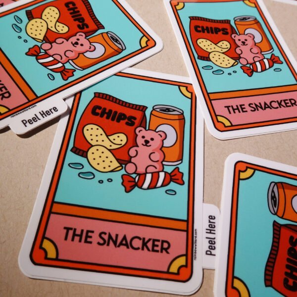 The Snacker Vinyl Sticker - Image 3