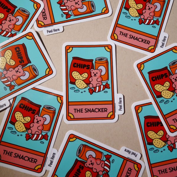 The Snacker Vinyl Sticker - Image 2
