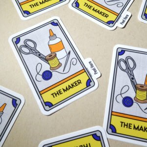 The Maker Vinyl Sticker