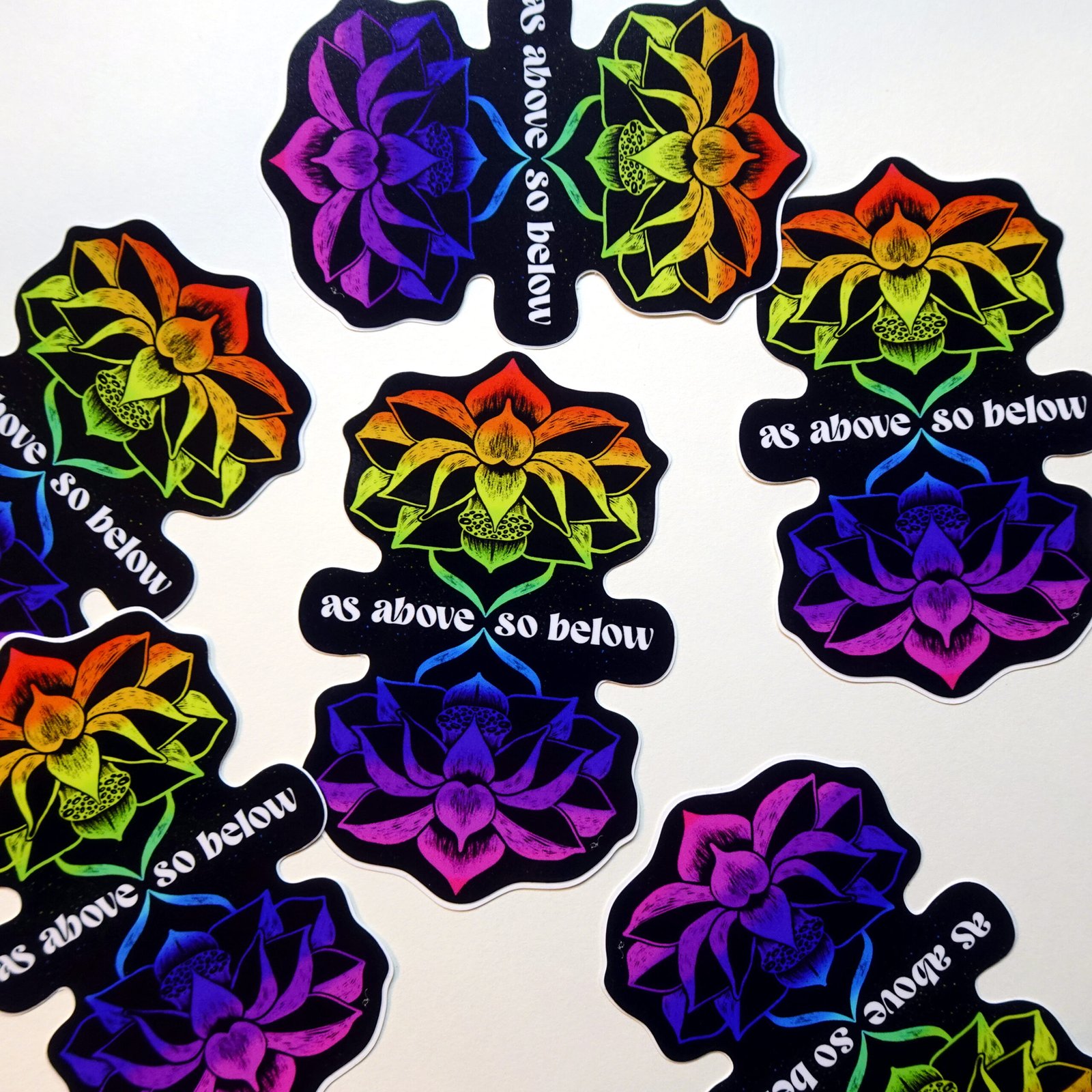 As Above So Below Vinyl Sticker