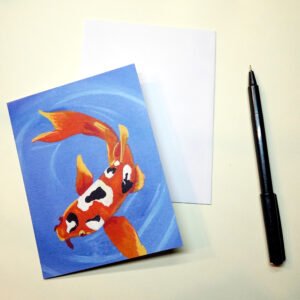 Koi Greeting Card