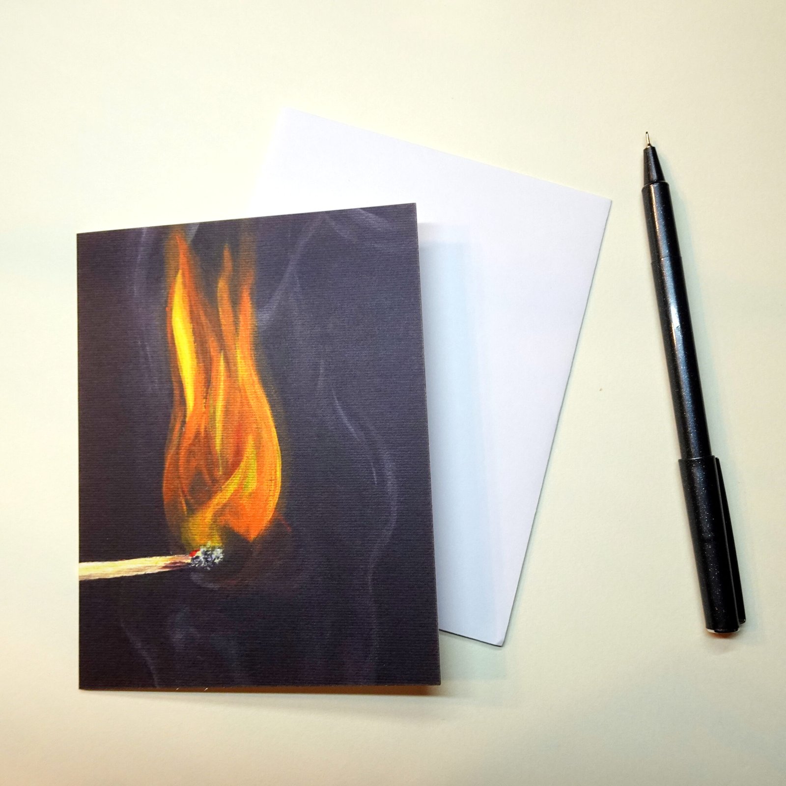 Fire Greeting Card