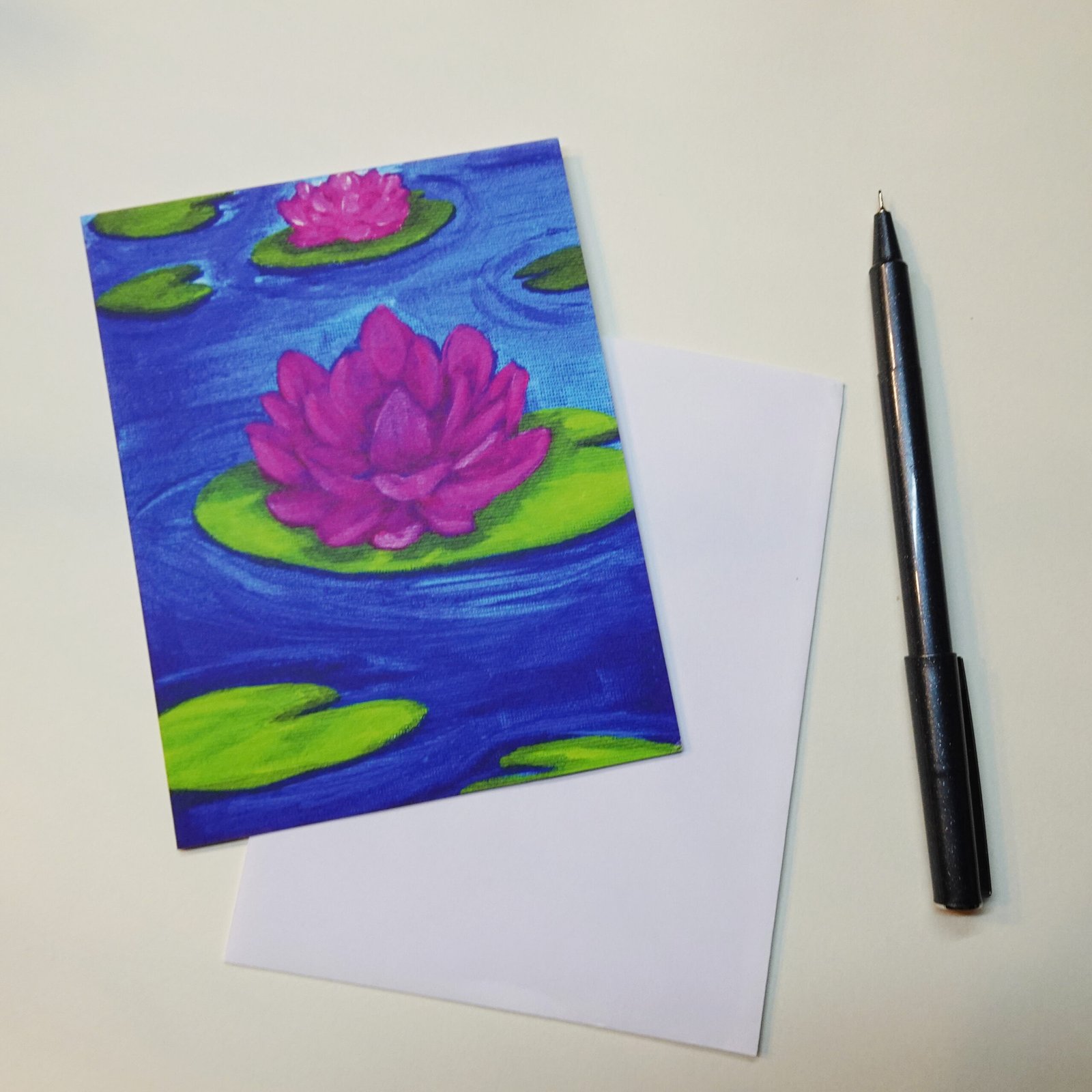 Lotus Greeting Card