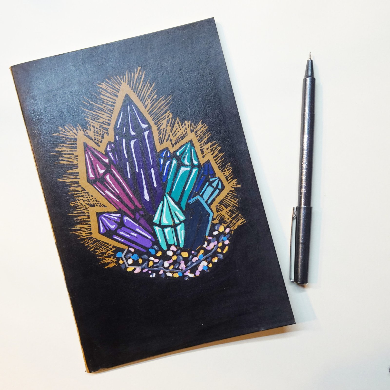 Linocut Hand-Printed Journals - Image 6