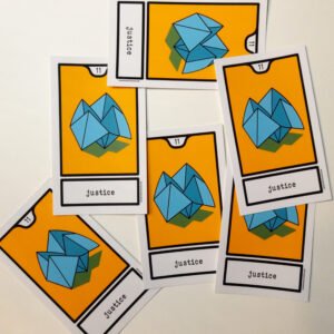 Justice Deluxe Tarot Sticker