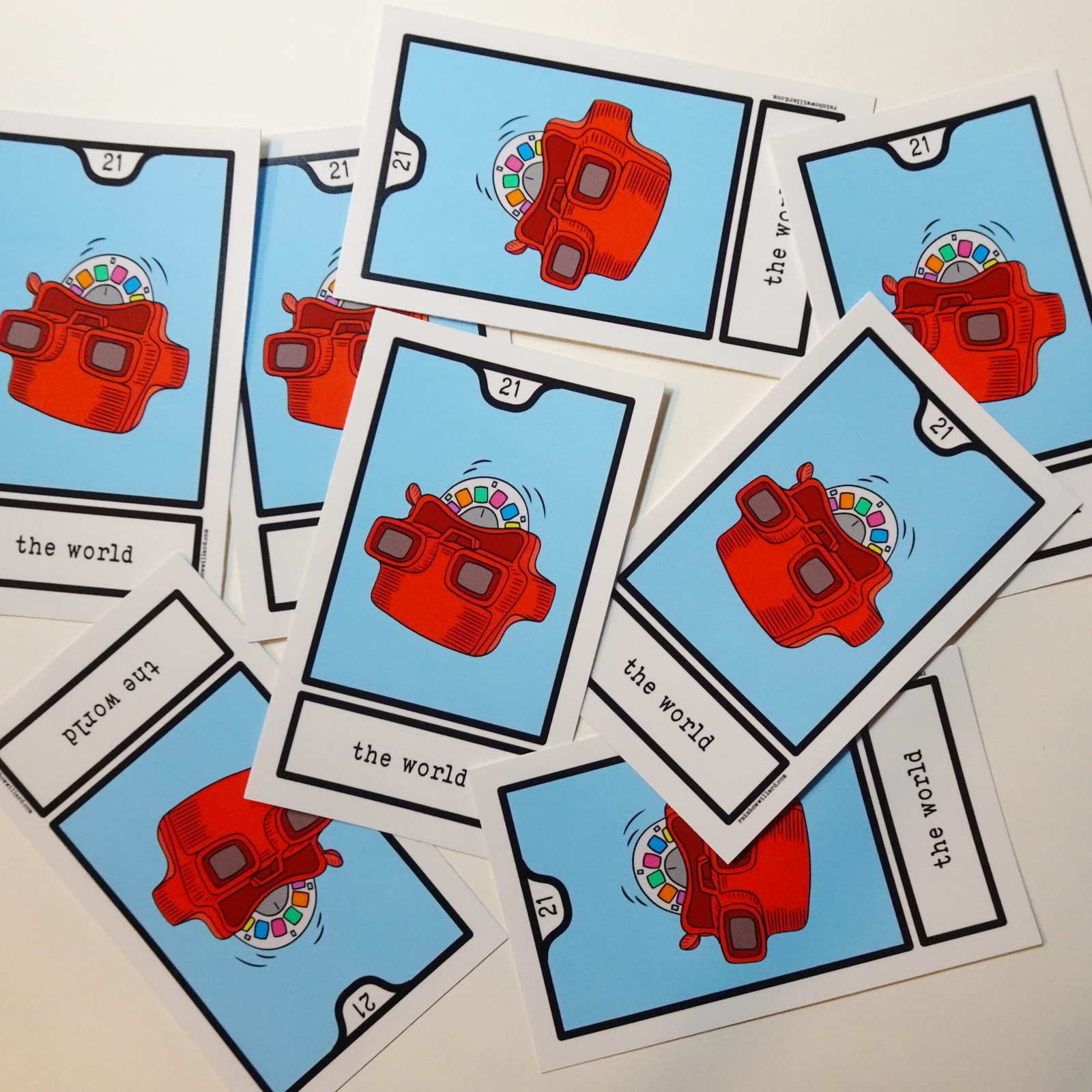 The World Deluxe Tarot Sticker