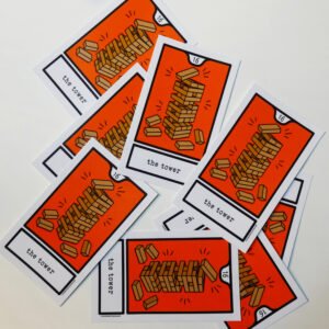 The Tower Deluxe Tarot Sticker