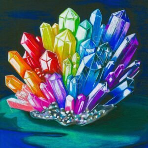 Prismatic Bloom Print