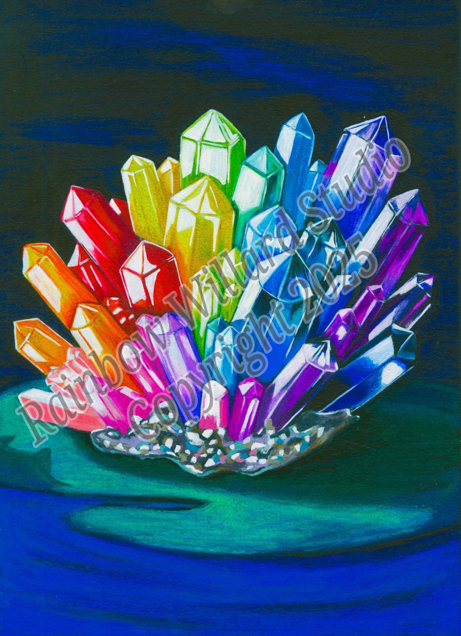 Prismatic Bloom PRINT