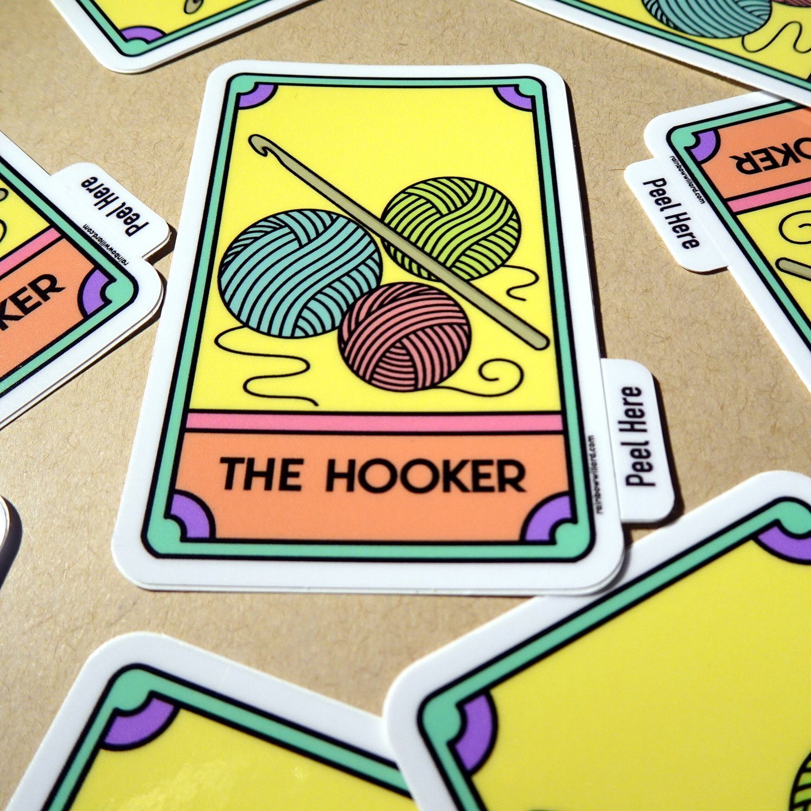 The Hooker Vinyl Sticker