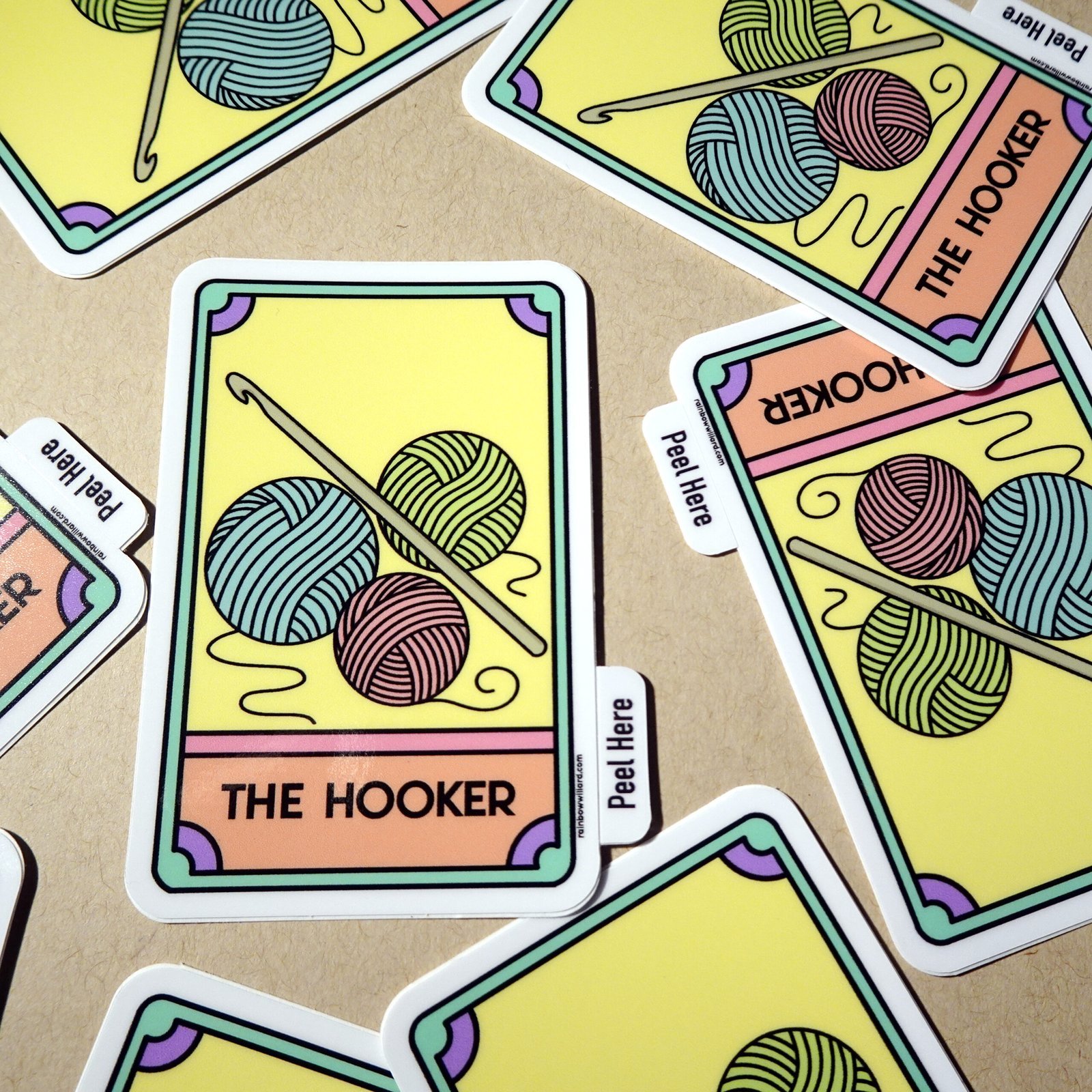 The Hooker Vinyl Sticker
