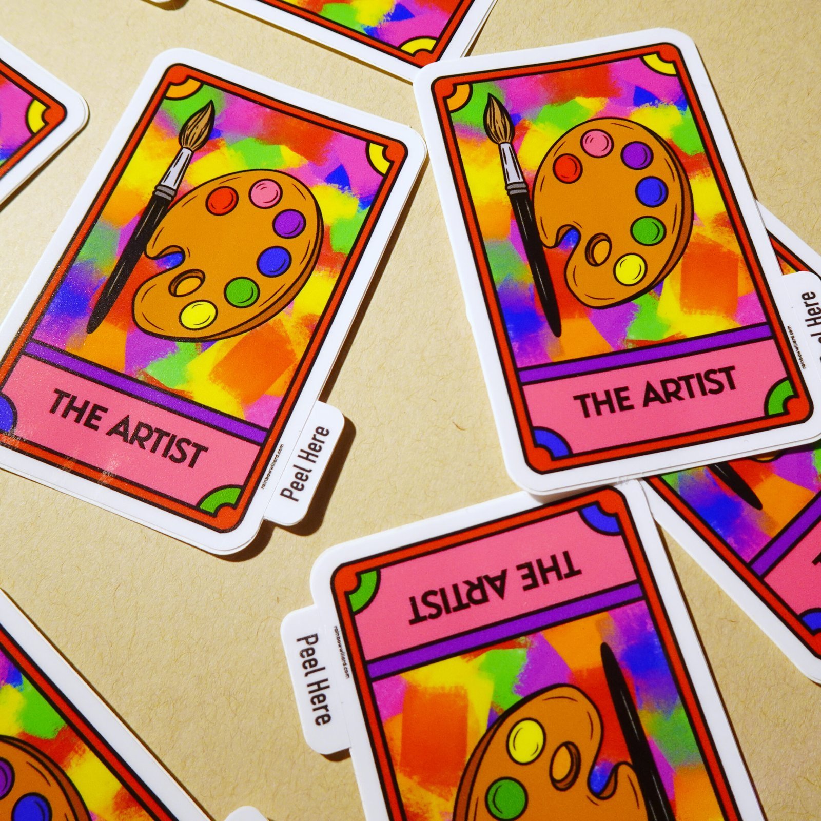 The Artist Vinyl Sticker