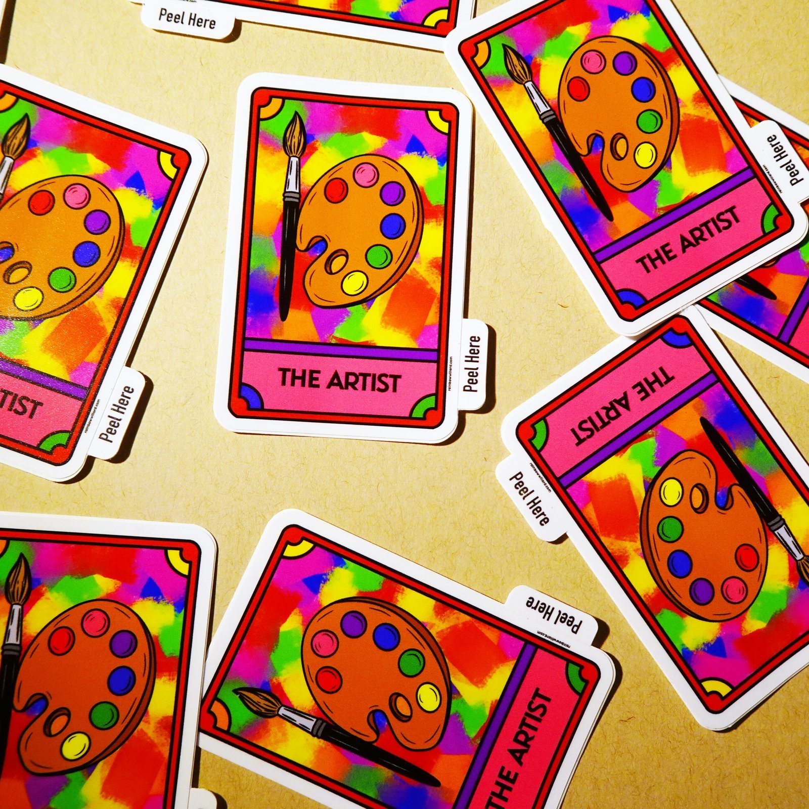 The Artist Vinyl Sticker