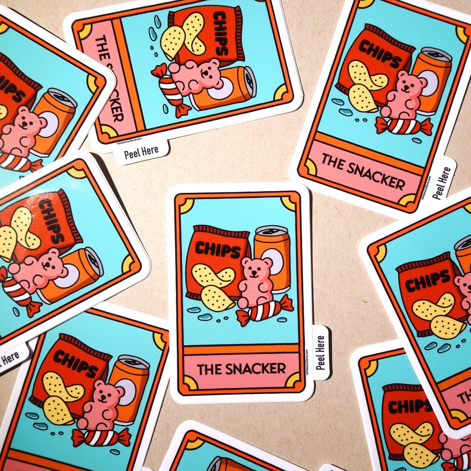 The Snacker Vinyl Sticker