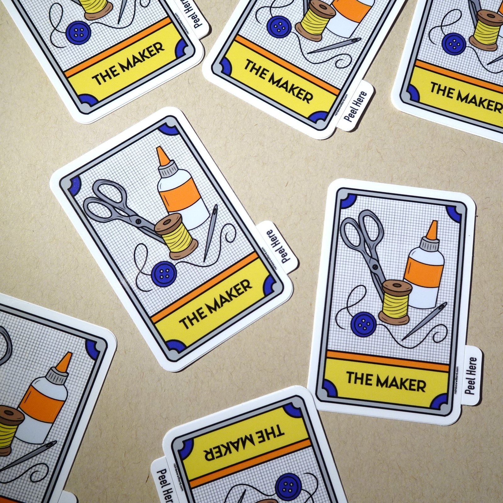 The Maker Vinyl Sticker
