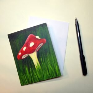 Mushroom Art Card