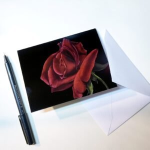 A Rose Art Card