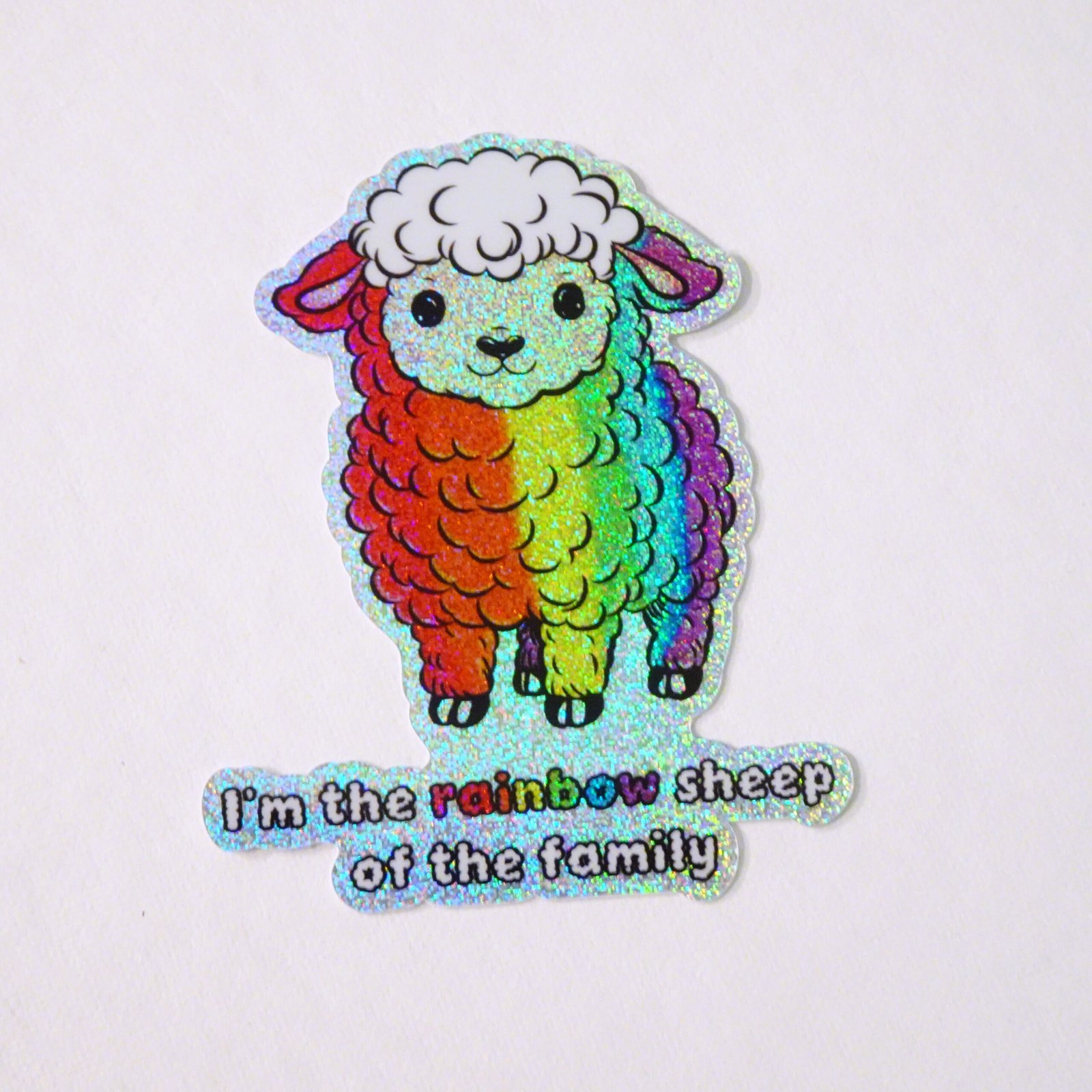 Rainbow Sheep Sticker