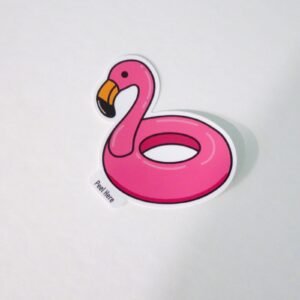 Flamingo Floatie Sticker