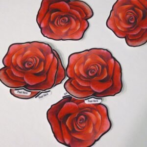 Red Rose Sticker
