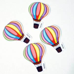 Hot Air Balloon Sticker