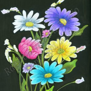 Blooming for Attention Print