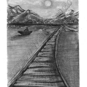 Road Less Traveled Mini Original Drawing